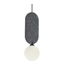 Lampy wiszące pojedyncze - ITALUX Lorenzo Wisząca 1xG9 25W Szary PND-59815-1-GR - product 2