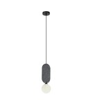 Lampy wiszące pojedyncze - ITALUX Lorenzo Wisząca 1xG9 25W Szary PND-59815-1-GR - product 3