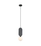 Lampy wiszące pojedyncze - ITALUX Lorenzo Wisząca 1xG9 25W Szary PND-59815-1-GR - product 1