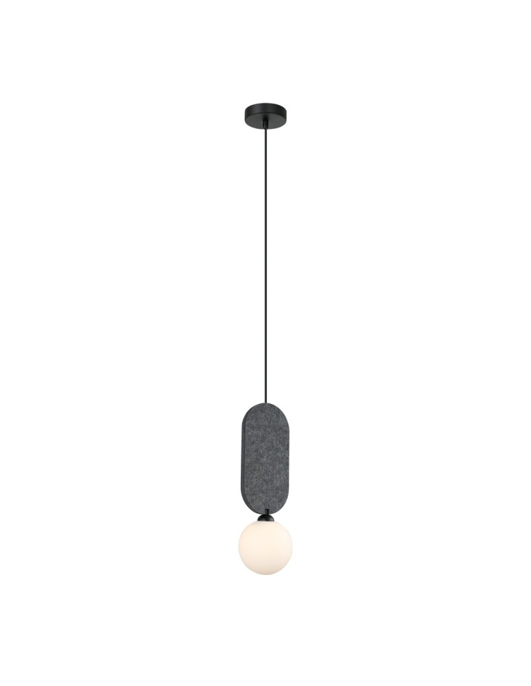 ITALUX Lorenzo Wisząca 1xG9 25W Szary PND-59815-1-GR