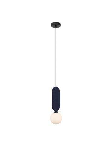 ITALUX Lorenzo Wisząca 1xG9 25W Niebieski PND-59815-1-BLU