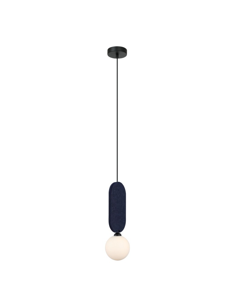 ITALUX Lorenzo Wisząca 1xG9 25W Niebieski PND-59815-1-BLU ITALUX Lorenzo Wisząca 1xG9 25W Niebieski PND-59815-1-BLU