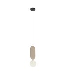 Lampy wiszące pojedyncze - ITALUX Lorenzo Wisząca 1xG9 25W Beżowy PND-59815-1-BG - product 3