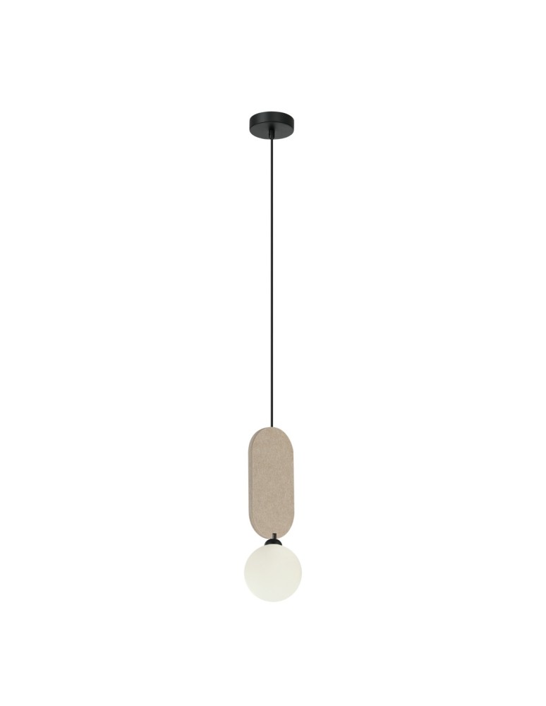 Lampy wiszące pojedyncze - ITALUX Lorenzo Wisząca 1xG9 25W Beżowy PND-59815-1-BG - product kolory-swiatla.pl 3