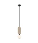 Lampy wiszące pojedyncze - ITALUX Lorenzo Wisząca 1xG9 25W Beżowy PND-59815-1-BG - product 1