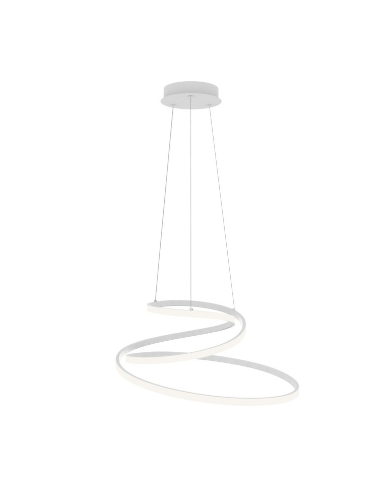 ITALUX Lorila Wisząca 1xLED 60W od 3000K do 6000K Biały PND-2168-M-WH