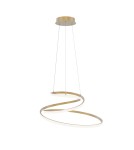 Lampy wiszące LED - ITALUX Lorila Wisząca 1xLED 60W od 3000K do 6000K Złoty PND-2168-M-GD - product 1