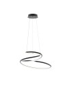 ITALUX Lorila Wisząca 1xLED 60W od 3000K do 6000K Czarny PND-2168-M-BK