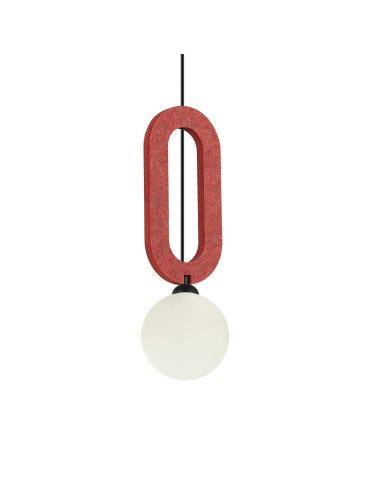 ITALUX Masso Wisząca 1xG9 25W Czerwony PND-59839-1-RED - produkt 2
