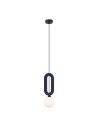 ITALUX Masso Wisząca 1xG9 25W Niebieski PND-59839-1-BLU