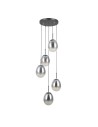 ITALUX Meolo Wisząca 5xE14 5W Czarny mat PND-40825-5-BK