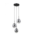 ITALUX Meolo Wisząca 3xE14 5W Czarny mat PND-40825-3-BK ITALUX Meolo Wisząca 3xE14 5W Czarny mat PND-40825-3-BK