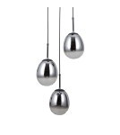 ITALUX Meolo Wisząca 3xE14 5W Czarny mat PND-40825-3-BK ITALUX Meolo Wisząca 3xE14 5W Czarny mat PND-40825-3-BK