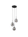 ITALUX Meolo Wisząca 3xE14 5W Czarny mat PND-40825-3-BK