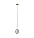 Lampy wiszące pojedyncze - ITALUX Meolo Wisząca 1xE14 5W Złoty PND-40825-1-GD - product 1