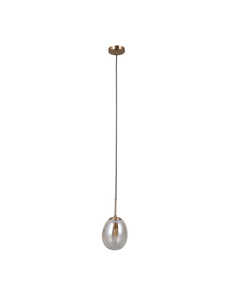 Lampy wiszące pojedyncze - ITALUX Meolo Wisząca 1xE14 5W Złoty PND-40825-1-GD - product kolory-swiatla.pl 3