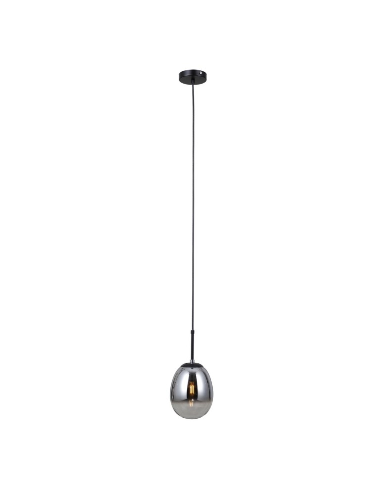 ITALUX Meolo Wisząca 1xE14 5W Czarny mat PND-40825-1-BK