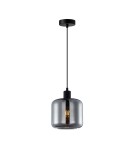 ITALUX Maluna Wisząca 1xE27 40W Czarny, dymiony PND-74920-1-BK-SG ITALUX Maluna Wisząca 1xE27 40W Czarny, dymiony PND-74920-1-BK-SG