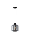 ITALUX Maluna Wisząca 1xE27 40W Czarny, dymiony PND-74920-1-BK-SG ITALUX Maluna Wisząca 1xE27 40W Czarny, dymiony PND-74920-1-BK-SG