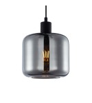ITALUX Maluna Wisząca 1xE27 40W Czarny, dymiony PND-74920-1-BK-SG ITALUX Maluna Wisząca 1xE27 40W Czarny, dymiony PND-74920-1-BK-SG