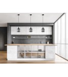 ITALUX Maluna Wisząca 1xE27 40W Czarny, dymiony PND-74920-1-BK-SG ITALUX Maluna Wisząca 1xE27 40W Czarny, dymiony PND-74920-1-BK-SG