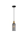 ITALUX Narisa Wisząca 1xE27 40W Złoty, dymiony PND-74839-1-GD-SG