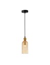 ITALUX Narisa Wisząca 1xE27 40W Złoty, bursztynowy PND-74839-1-GD-AMB
