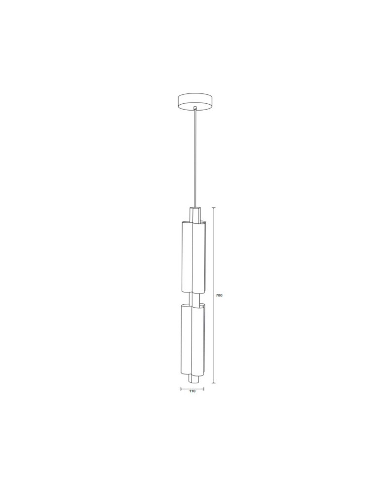 Step Into Design Lampa wisząca OSMO-2 LED złota 73 cm ST-15038P-2 Step Into Design Lampa wisząca OSMO-2 LED złota 73 cm ST-15038P-2