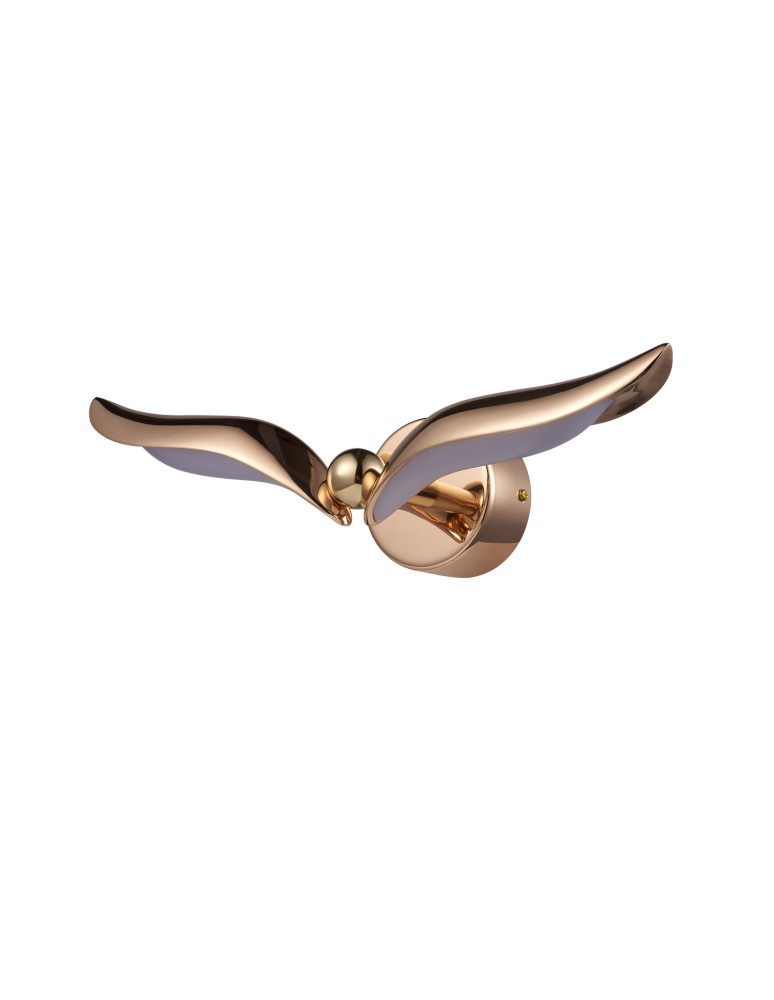 Step Into Design Lampa ścienna GUFO LED różowe złoto 35 cm ST-DL8503   Step Into Design Lampa ścienna GUFO LED różowe złoto 35 cm ST-DL8503