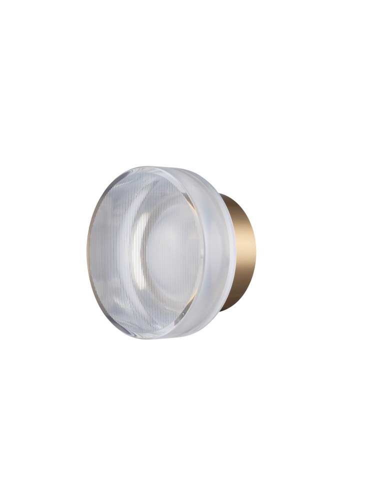 Step Into Design Lampa ścienna CARMELLO LED transparentna złota 13,5 cm ST-DL-8535 gold Step Into Design Lampa ścienna CARMELLO LED transparentna złota 13,5 cm ST-DL-8535 gold
