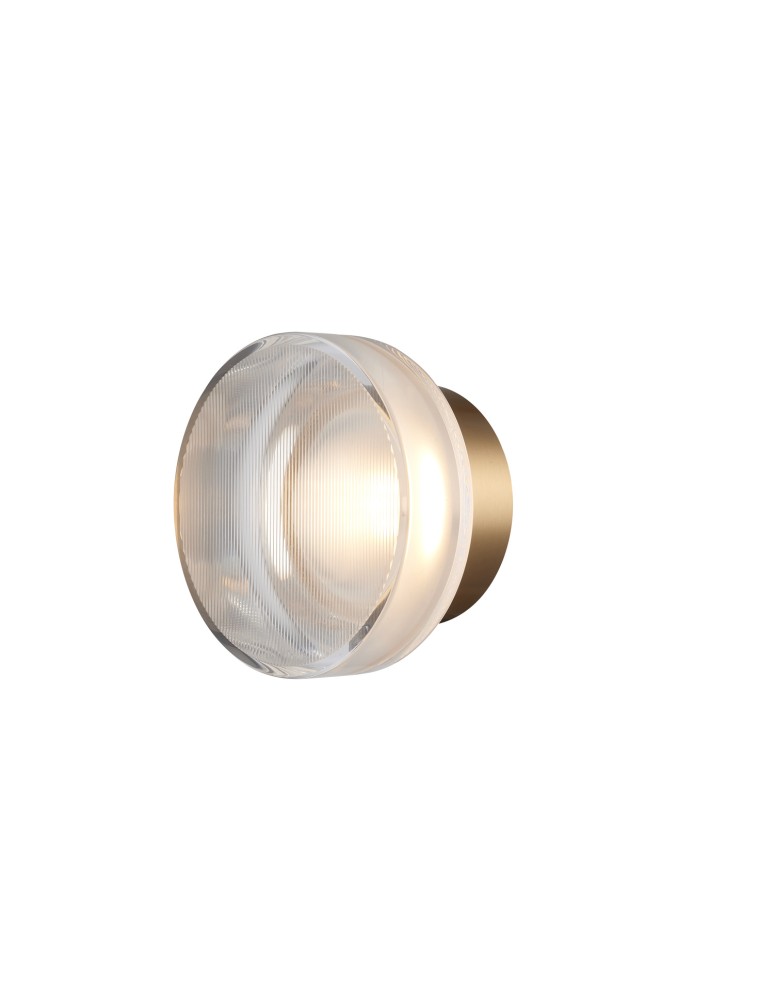 Step Into Design Lampa ścienna CARMELLO LED transparentna złota 13,5 cm ST-DL-8535 gold Step Into Design Lampa ścienna CARMELLO LED transparentna złota 13,5 cm ST-DL-8535 gold