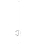 Step Into Design Lampa ścienna FELIX LED złota 100 cm ST-DL8547 gold Step Into Design Lampa ścienna FELIX LED złota 100 cm ST-DL8547 gold