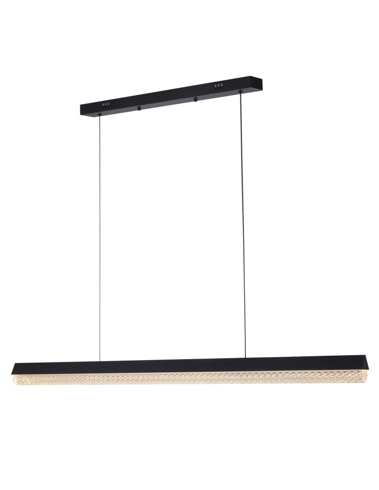  Step Into Design Lampa wisząca ANABELLA LED czarna 120 cm ST-8501 black