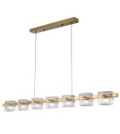 Lampy wiszące nad wyspę - Step Into Design Lampa wisząca BACCIO LED złota 120 cm ST-DL8520 - product 1