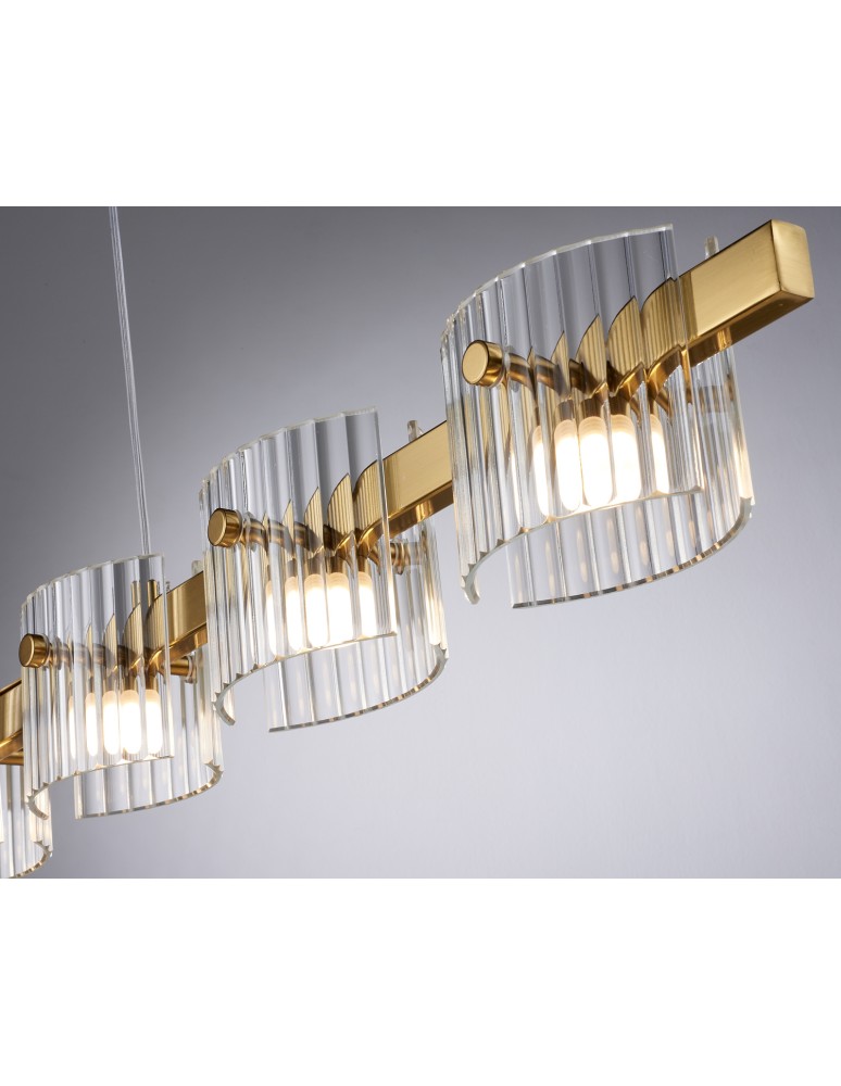 Step Into Design Lampa wisząca BACCIO LED złota 120 cm ST-DL8520