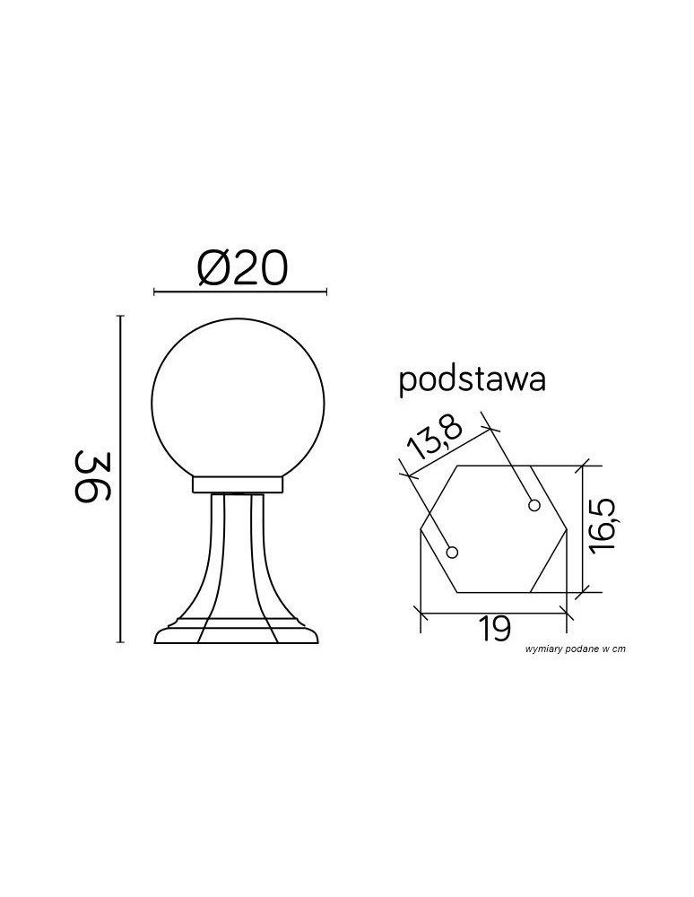SU-MA Kule Classic K 4011/1/K 200 Stojąca