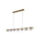 Lampy wiszące nad wyspę - Step Into Design Lampa wisząca BACCIO LED złota 120 cm ST-DL8520 - product 5