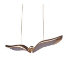 Step Into Design Lampa wisząca GUFO 1 LED różowe złoto 36 cm ST-DL8504 Step Into Design Lampa wisząca GUFO 1 LED różowe złoto 36 cm ST-DL8504