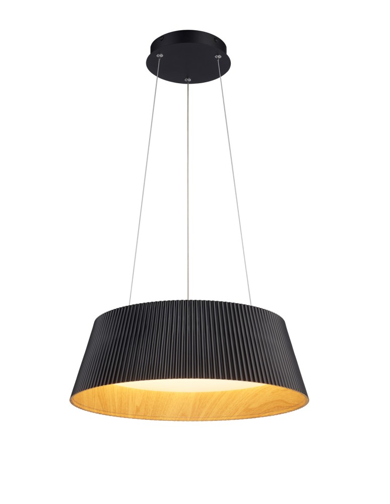 Step Into Design Lampa wisząca FRILL LED czarna 45 cm ST-DL6487-BK  Step Into Design Lampa wisząca FRILL LED czarna 45 cm ST-DL6487-BK