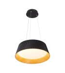 Step Into Design Lampa wisząca FRILL LED czarna 45 cm ST-DL6487-BK  Step Into Design Lampa wisząca FRILL LED czarna 45 cm ST-DL6487-BK