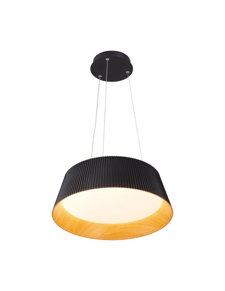 Step Into Design Lampa wisząca FRILL LED czarna 45 cm ST-DL6487-BK  Step Into Design Lampa wisząca FRILL LED czarna 45 cm ST-DL6487-BK