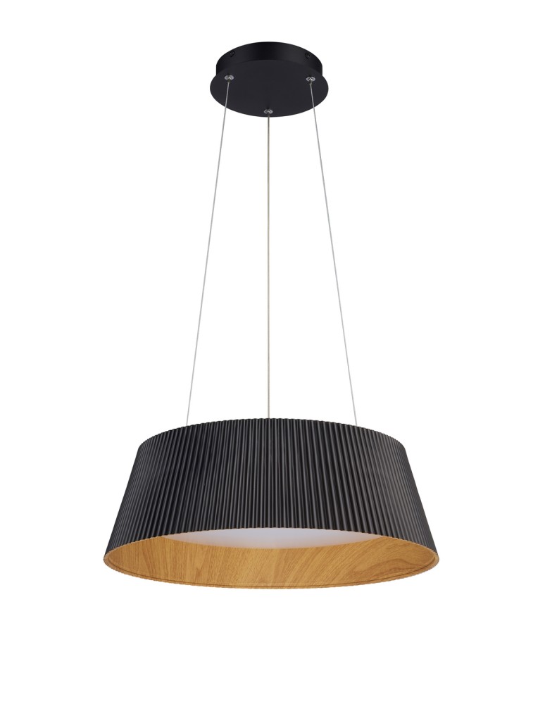 Step Into Design Lampa wisząca FRILL LED czarna 45 cm ST-DL6487-BK  Step Into Design Lampa wisząca FRILL LED czarna 45 cm ST-DL6487-BK