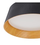 Step Into Design Lampa wisząca FRILL LED czarna 45 cm ST-DL6487-BK  Step Into Design Lampa wisząca FRILL LED czarna 45 cm ST-DL6487-BK