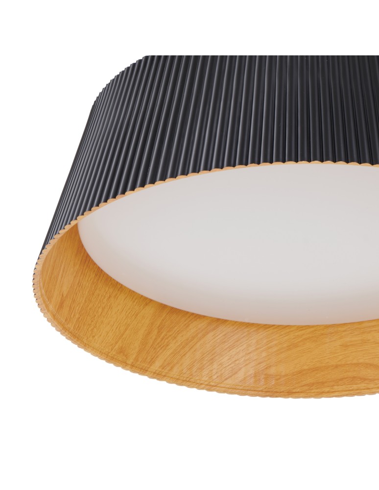 Step Into Design Lampa wisząca FRILL LED czarna 45 cm ST-DL6487-BK  Step Into Design Lampa wisząca FRILL LED czarna 45 cm ST-DL6487-BK