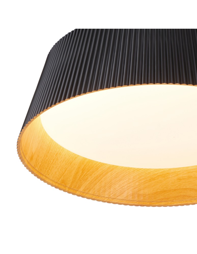 Step Into Design Lampa wisząca FRILL LED czarna 45 cm ST-DL6487-BK  Step Into Design Lampa wisząca FRILL LED czarna 45 cm ST-DL6487-BK