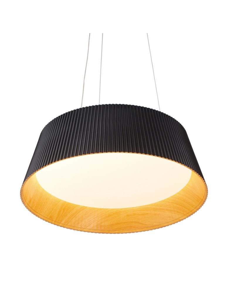 Step Into Design Lampa wisząca FRILL LED czarna 45 cm ST-DL6487-BK  Step Into Design Lampa wisząca FRILL LED czarna 45 cm ST-DL6487-BK