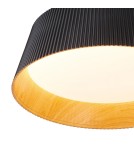 Step Into Design Lampa wisząca FRILL LED czarna 45 cm ST-DL6487-BK  Step Into Design Lampa wisząca FRILL LED czarna 45 cm ST-DL6487-BK
