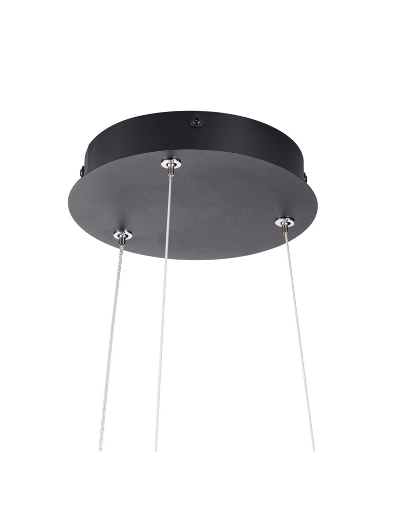 Step Into Design Lampa wisząca FRILL LED czarna 45 cm ST-DL6487-BK  Step Into Design Lampa wisząca FRILL LED czarna 45 cm ST-DL6487-BK