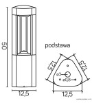 Lampy ogrodowe stojące - SU-MA FAN 50 cm GL 11204 Stojąca - produkt 4