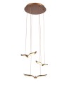  Step Into Design Lampa wisząca GUFO 3 LED różowe złoto 36 cm ST-DL8506
